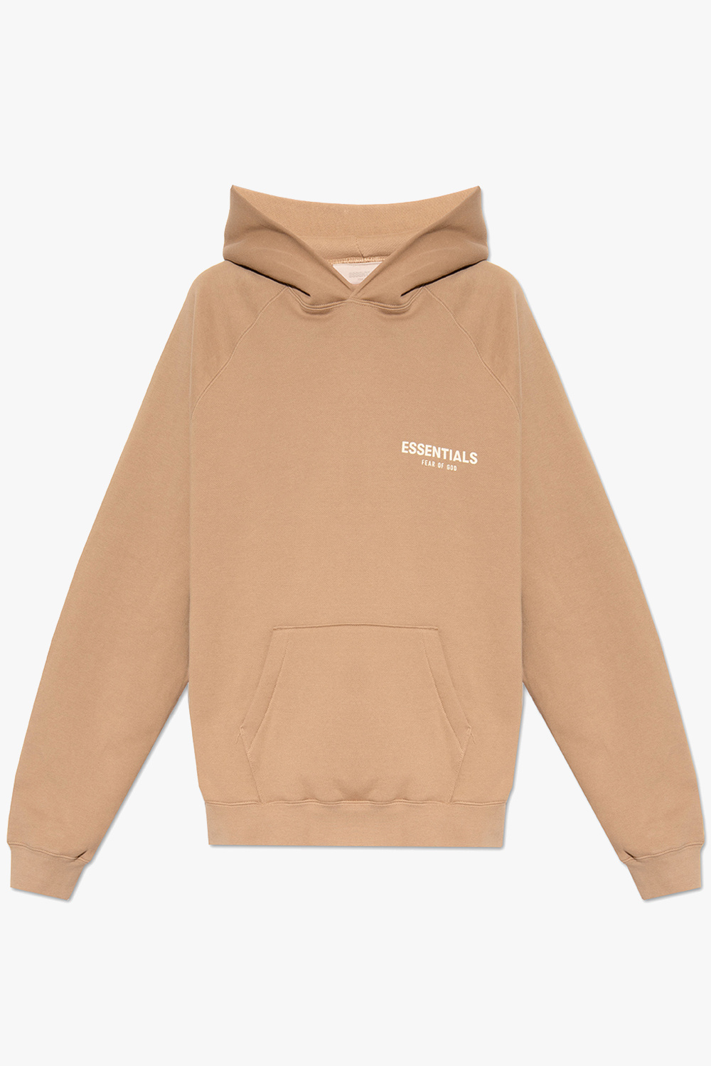 Beige Hoodie With Logo Fear Of God Essentials Vitkac Gb 2126